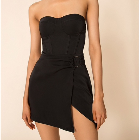 superdown Dresses & Skirts - Superdown Gabrielle corset wrap dress (new)